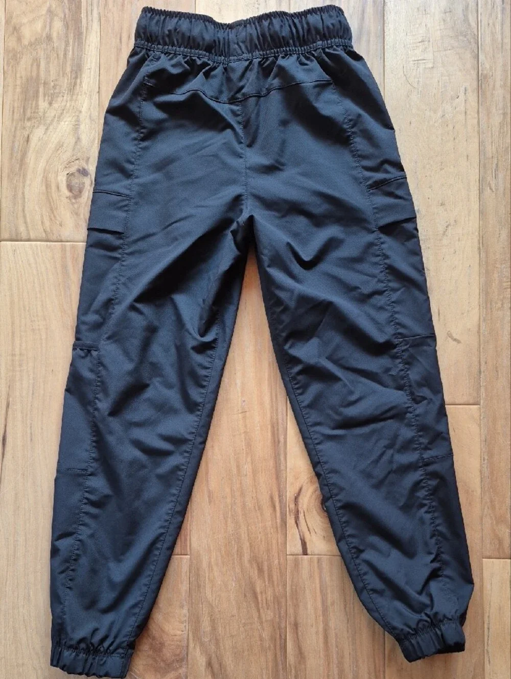wonder nation Black Cargo Jogger Sweatpants for Kids